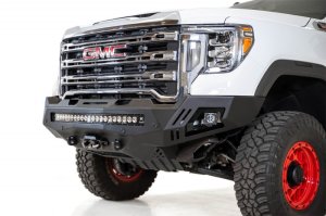 GMC Sierra 2500 Bumper - Front - Addictive Desert Designs - Stealth Fighter - Hammer Black - `20-`27